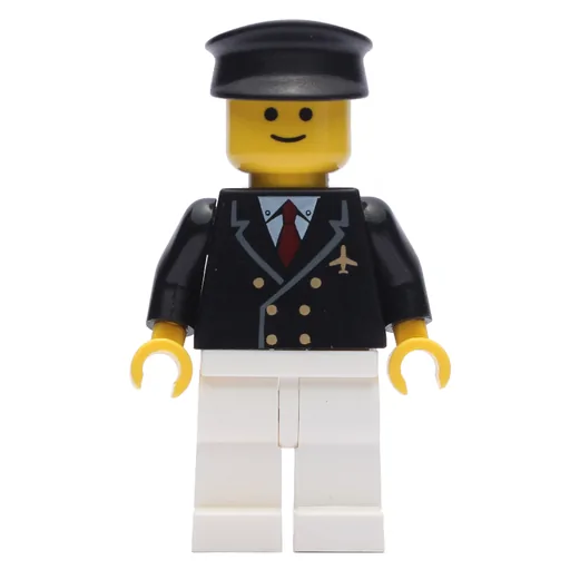 Pilot (Black Torso, White Legs, Black Cap)