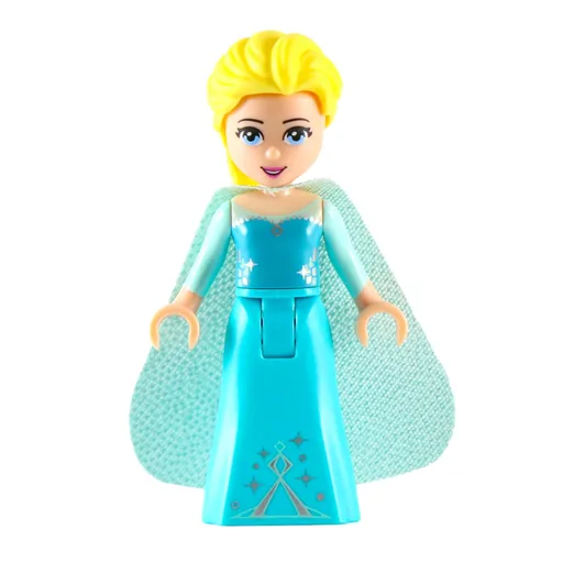 Elsa (Light Aqua Glitter Cape)