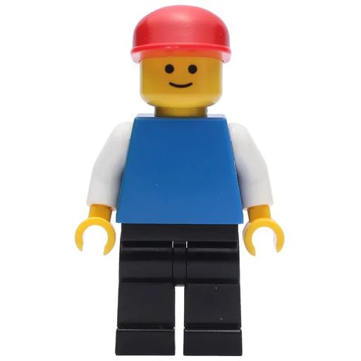Blue Torso (Black Legs, Red Cap)