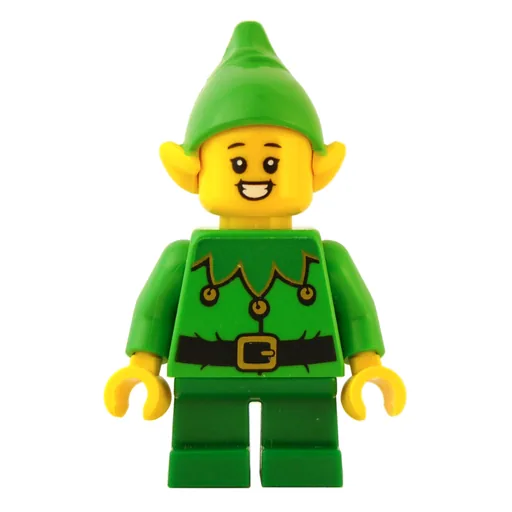 Elf (Bright Green Torso, Green legs, Bright Green Hat)