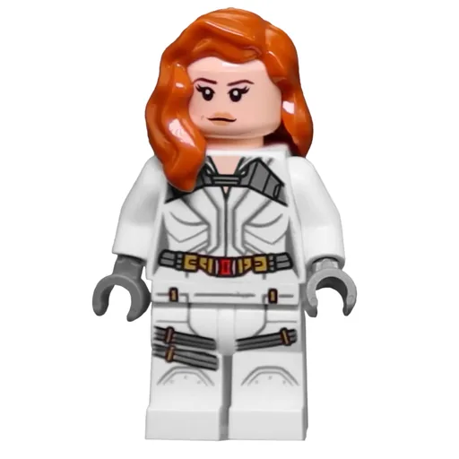 Black Widow (White Jumpsuit, Dark Bluish Gray Hands)