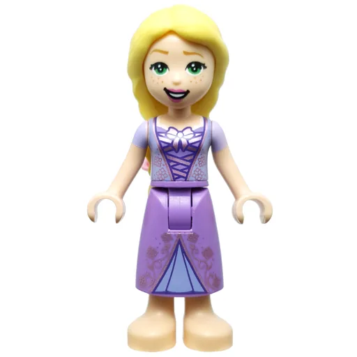 Rapunzel (Lavender Top, Medium Lavender Dress, Flowers)