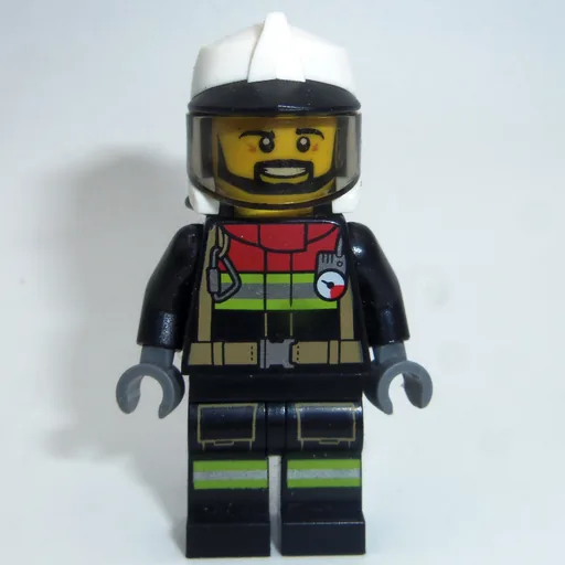 LEGO minifig Fireman (fig-010843)