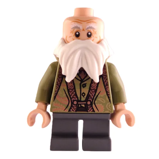 Professor Filius Flitwick (Beard, Olive Green Vest, Dark Bluish Grey Legs)