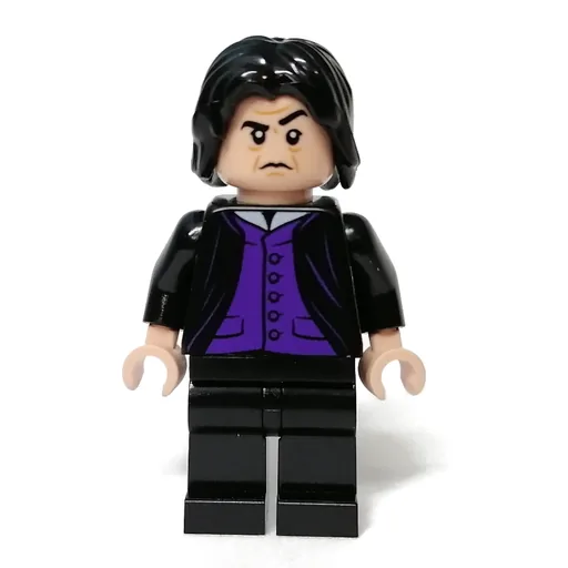 Professor Severus Snape (Long Robes Wide Open over Dark Purple Vest)