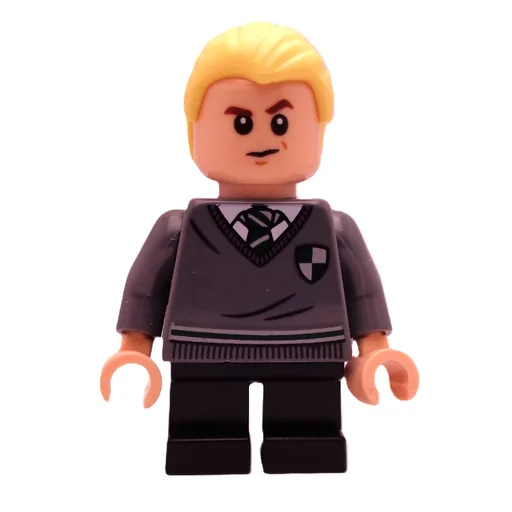 Draco Malfoy (Slytherin Sweater with Crest, Short Black Legs)