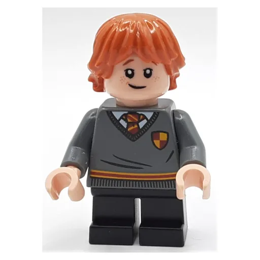 Ron Weasley (Gryffindor Sweater with Crest, Short Black Legs)