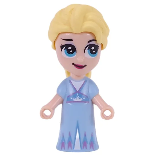 Elsa (Microdoll, Bright Light Blue Dress, Hair in Tail, Looking Up)