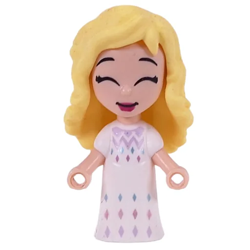 Elsa (Microdoll, White Dress, Loose Hair)