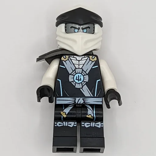 Zane (Legacy, Black Torso, Black Legs, White Wraps, Katana Holder)