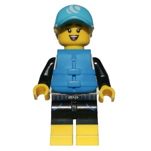 LEGO minifig Paddle Surfer (fig-011017)
