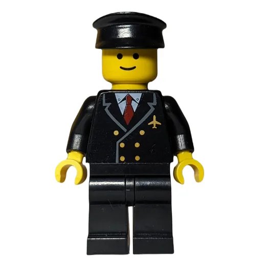 Pilot (Black Torso, Black Legs Black Hat)