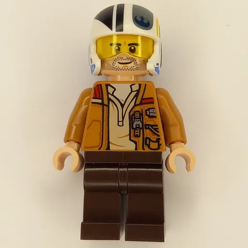 Poe Dameron (Open Medium Nougat Jacket, Helmet)