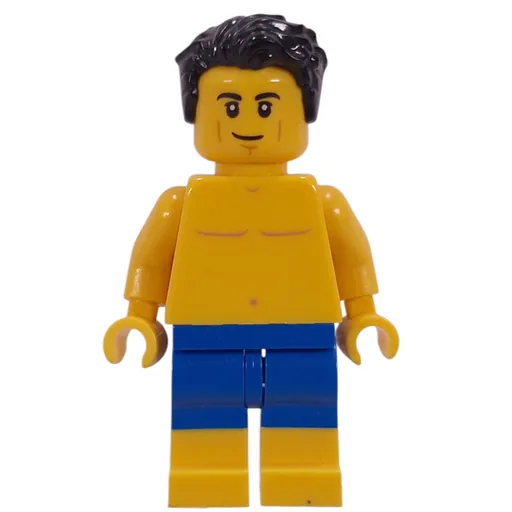 Yellow Torso (Blue/Yellow Legs, Black Hair)
