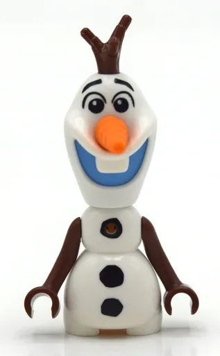 Olaf (Micro-Doll Arms, Stick Hair, Medium Blue Mouth)