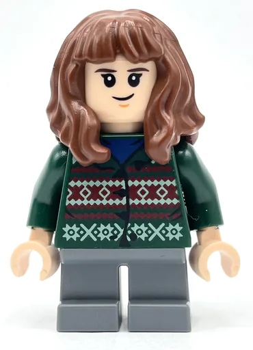 Hermione Granger (Dark Green Sweater, Short Dark Bluish Gray Legs)
