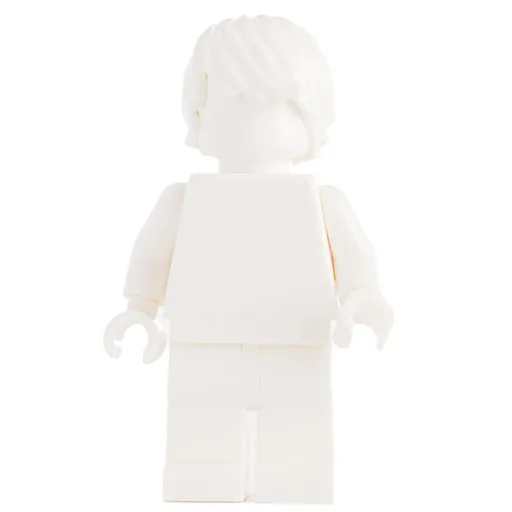 Monochrome White with Hair