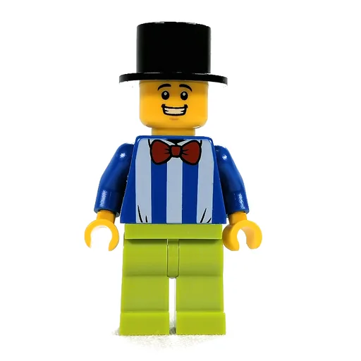 LEGO minifig Blue Torso with White Stripes (fig-011448)