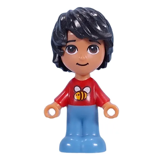 Kevin (Microdoll, Red Shirt, Blue Pants, Black Hair)