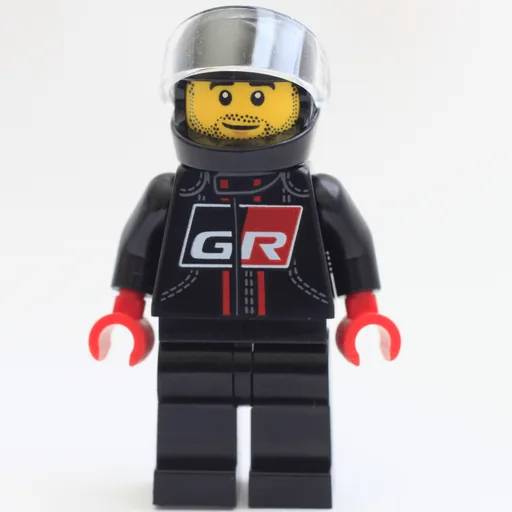 Racer Driver (GR Black Torso/Legs, Black Helmet)