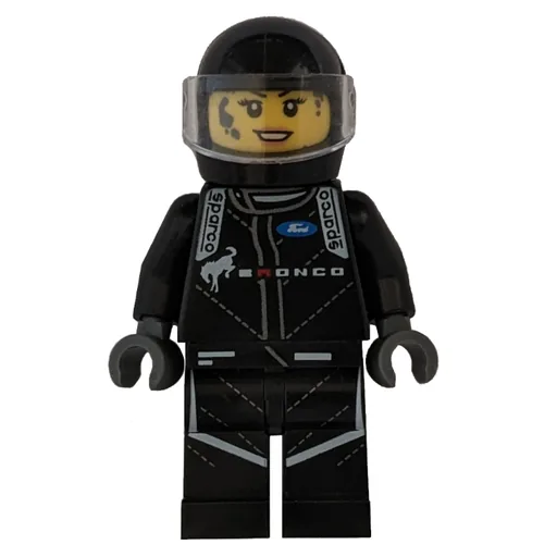 Race Driver (Black Torso, Black Legs, Black Helmet)