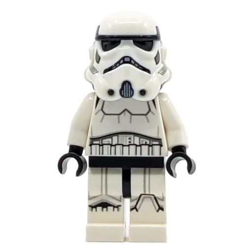 Stormtrooper (Black Squares on Back of Helmet, Female, Light Nougat Head)