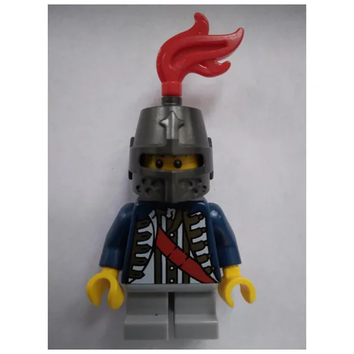 Boy (Coat with Red Sash, Helmet with Red Feather, Black Eyebrows)