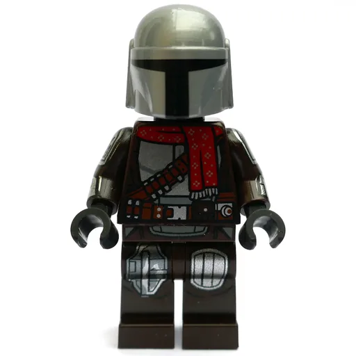 The Mandalorian / Din Djarin (Dark Brown Outfit with Red Scarf)