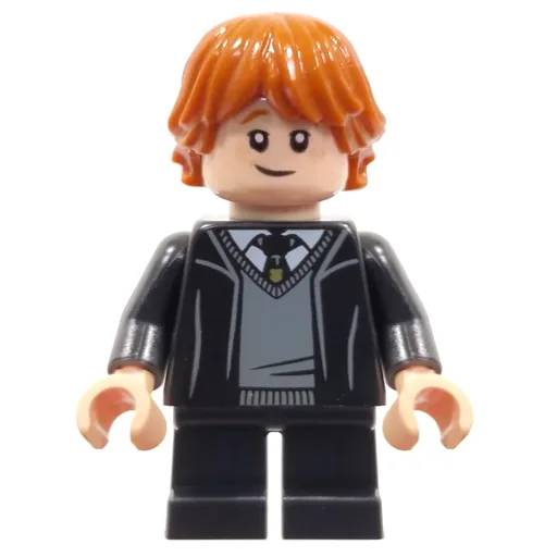 Ron Weasley (Open Gryffindor Robe, Short Black Legs)