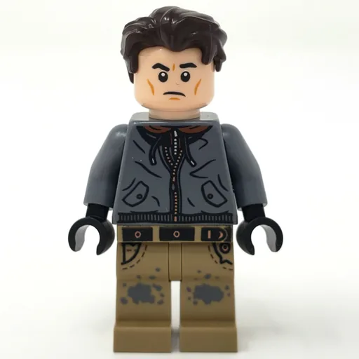 Bruce Wayne (Dark Bluish Gray Hoodie)