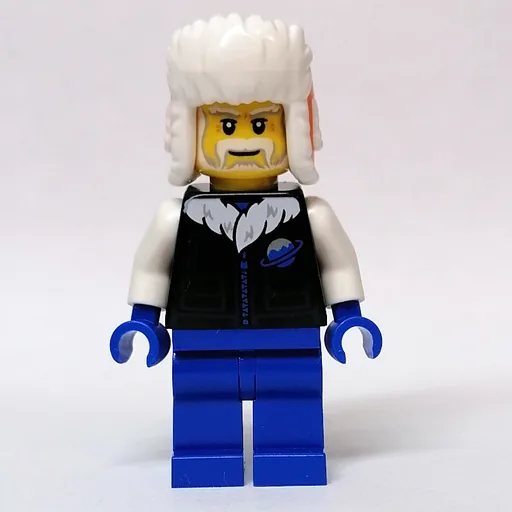 Black Torso (Blue Legs, Orange/White Hat)