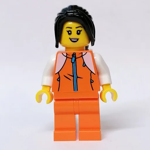 Orange Torso (Orange Legs, Black Hair)