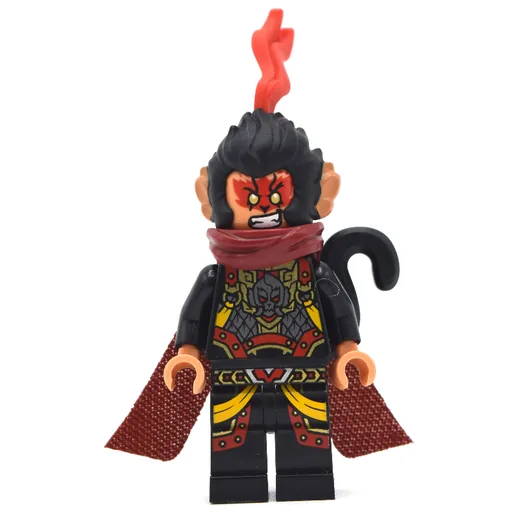 Evil Macaque (Dark Red Cape, Bent Tail)