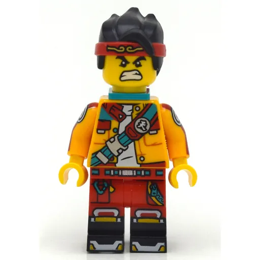 Monkie Kid (Bright Light Orange Jacket, Neck Bracket)