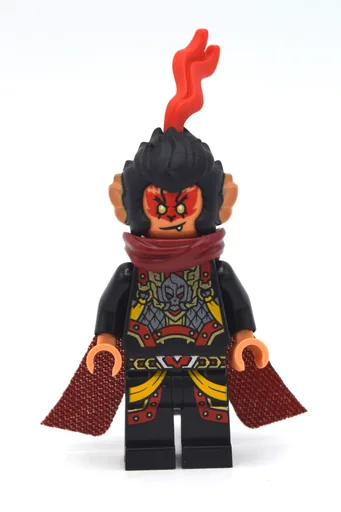 Evil Macaque (Dark Red Cape, Straight Tail)