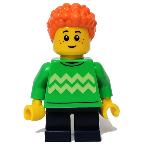 Boy (Green Sweater, Orange Hair)