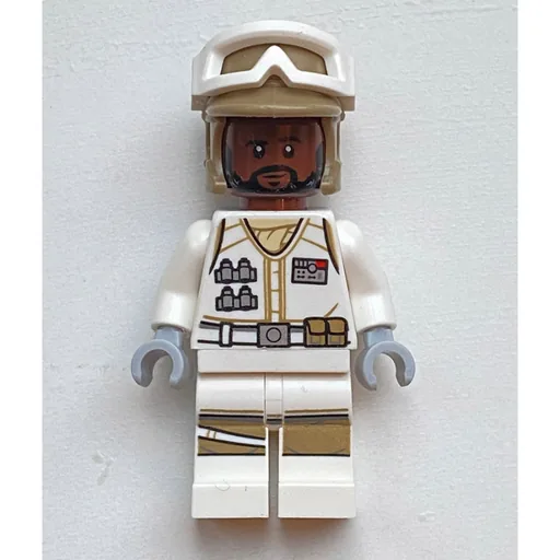Rebel Trooper in Hoth Uniform (Dark Tan Hat, Reddish Brown Head)