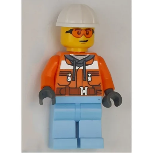 LEGO minifig Construction Worker (fig-012162)