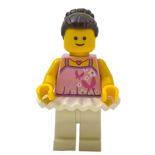 Ballerina (Magenta Butterflies and Necklace)