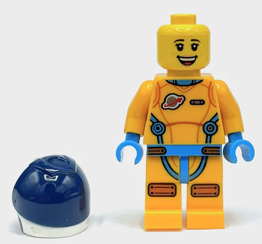Rivera (Bright Light Orange Spacesuit, Dark Blue Visor)
