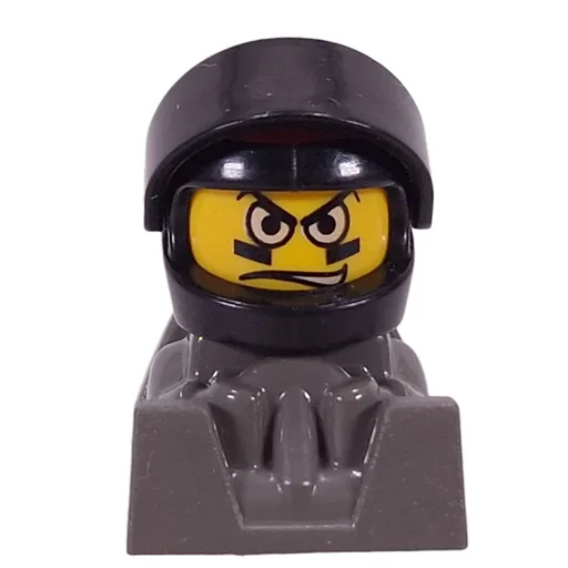 Racer (Black Helmet, Black Visor, Dark Gray Body)
