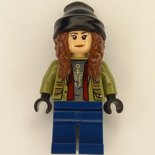 Maisie Lockwood (Adult, Olive Green Torso, Black Beanie)