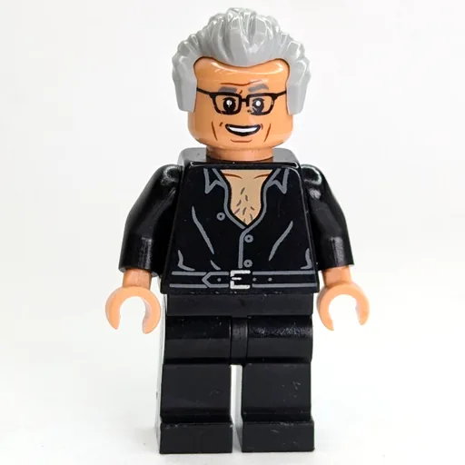 Ian Malcolm (Light Bluish Grey Hair)