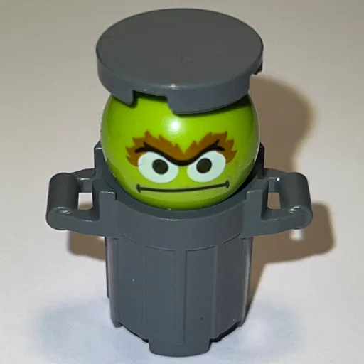 LEGO minifig Oscar the Grouch (fig-012547)