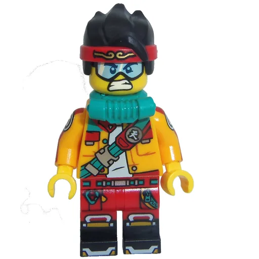 Monkie Kid (Bright Light Orange Jacket, Breathing Apparatus, Goggles)
