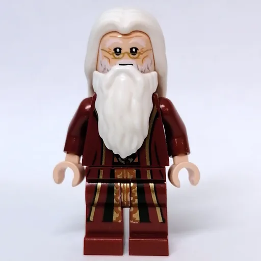 Albus Dumbledore (Dark Red Robes, White Hair and Beard)