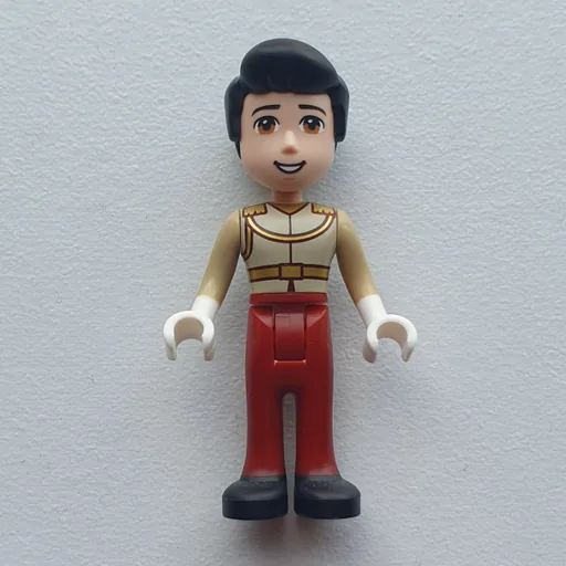 Prince Charming (Tan Shirt, Dark Red Trousers, Smooth Hair)