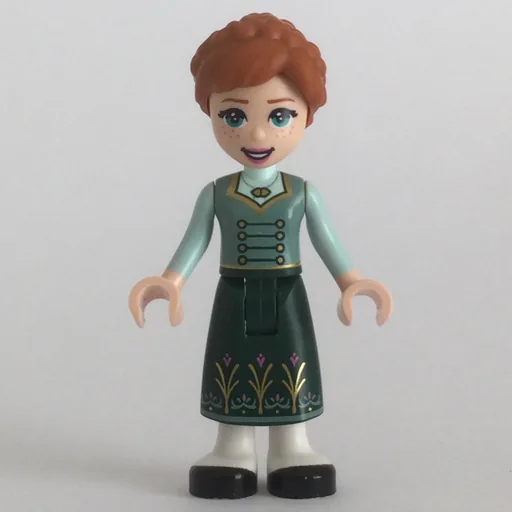 Anna (Sand Green Tunic, Dark Green Skirt)
