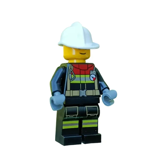 Firefighter (Black Suit, White Helmet (Freddy Fresh))