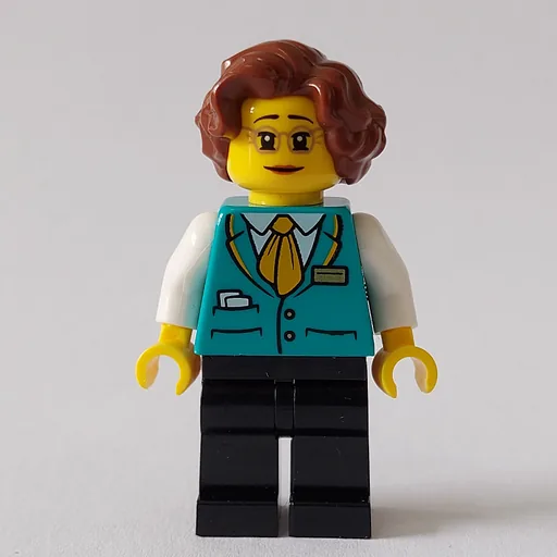 LEGO minifig Train Conductor (fig-012809)